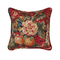 Canora Grey Cantle Square Pillow-Floral
