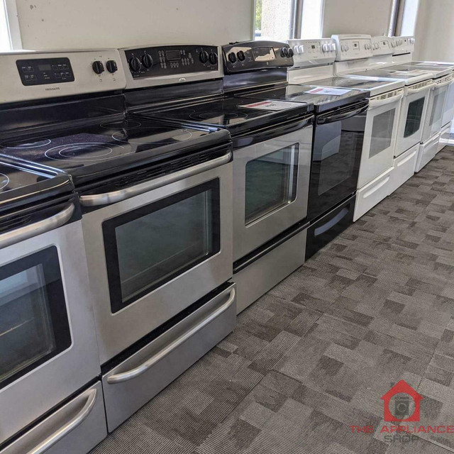 Used Stainless Steel Stoves! 1 Year Parts and Labour Warranty. 9762 45th AVE - 780-430-4099 in Stoves, Ovens & Ranges in Edmonton Area