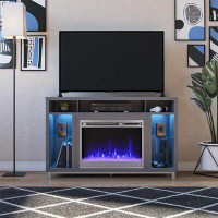 Latitude Run® Townley TV Stand for TVs up to 48" with Fireplace Included
