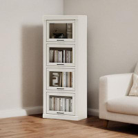 RARLON 61.81" H x 23.62" W Solid Wood Barrister Bookcase