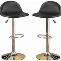 Ivy Bronx Adjustable Height Chairs, Set Of 2 Chair Kitchen Island Stools