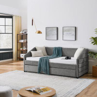 Farm on table Daybed with Trundle Upholstered Sofa Bed