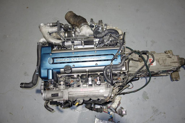 2JZ JDM Toyota Aristo Supra Lexus GS300 IS300 2JZGTE VVTi Twin Turbo Engine Auto Transmission ECU 2JZ-GTE Swap in Engine & Engine Parts