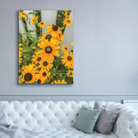 Gracie Oaks Epic Graffiti 'Bed Of Yellow' By Donnie Quillen Ca Bed Of Yellow by Donnie Quillen - Wrapped Canvas Print