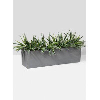 17 Stories 17 Stories Grey Fiberstone Window Box, Perfect For Weddings And Home Décor, Sold Individually, Measures 8.75"