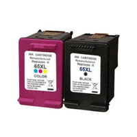 ECOink - HP 65XL Combo Pack - 1x Black (N9K04AN) and 1x Tri-Color (N9K03AN) Remanufactured Ink Cartridges - 2 Cartridges