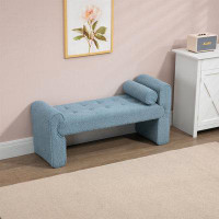 Latitude Run® Fulgenzia Boucle Upholstered Bench