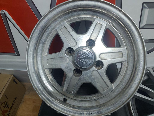 Roues (Jantes, Mags) d'origine Datsun 280ZX, 14 x 6  (Jeu de 4). Usagées ou remises à neuf. in Tires & Rims - Image 4