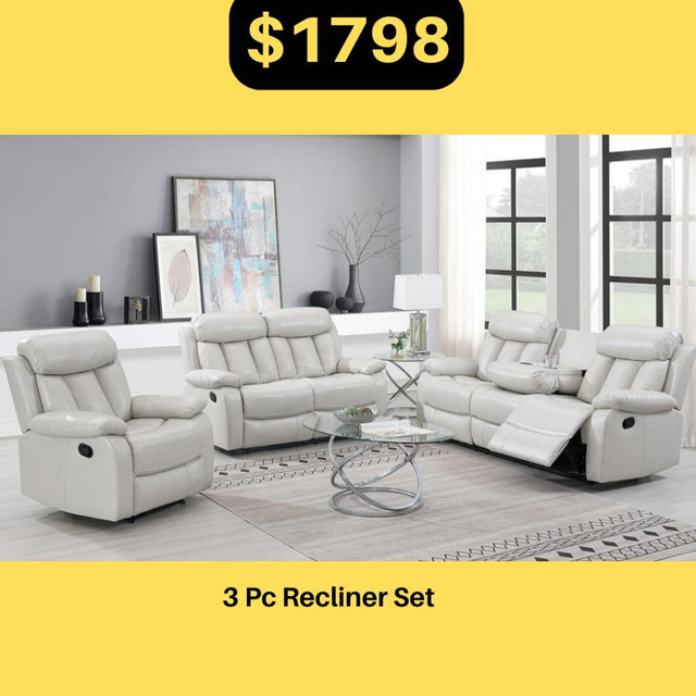 Recliner Set Sale with Rocker Recliner Chair !! Living Room Furniture Sale !! in Chairs & Recliners in City of Toronto - Image 4