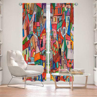East Urban Home Lined Window Curtains 2-panel Set for Window by Maeve Wright - District