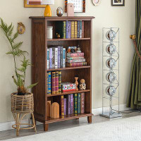 HIGH CHESS Solid Wood Small Bookcase Display Cabinet Shelf Bookcase
