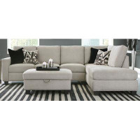 CDecor Home Furnishings Mattingley Stone Cushion Back Upholstered Sectional