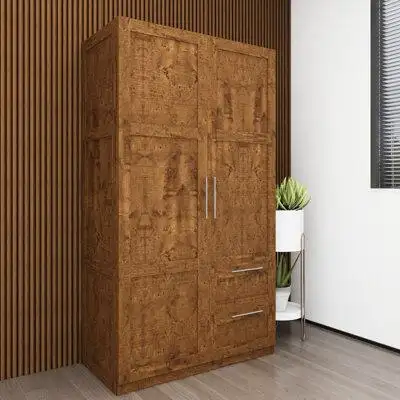 Armoire penderie double avec tiroirs armoire de rangement en bois pour le salon armoire penderie en...
