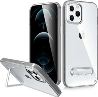 Saputu Compatible with iPhone 12 Pro Max Case, Clear Back Soft Airbag Anti Scratch Anti Drop Shock Absorption Protection