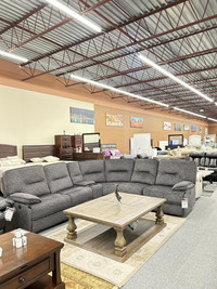 Fabric Sectional Recliner on Discount !!