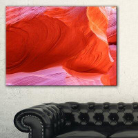 Made in Canada - Design Art Antelope Canyon Cave Inside - Wrapped Canvas Graphic Art Print