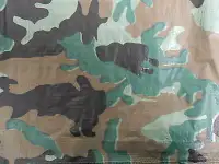 NEW 6X8 FOOT CAMO TARPAULIN -- Weather Protection for bikes, firewood, boats, BBQs, air conditioners and more!
