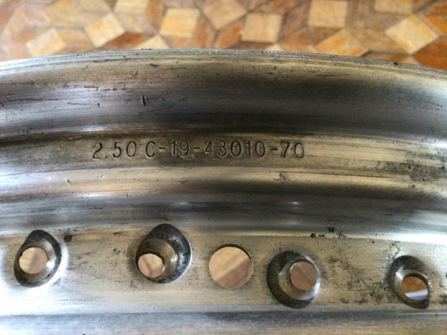 NOS 1964-1972 HD Sportster 2.50C-19 Front Alloy Rim in Motorcycle Parts & Accessories in Ontario - Image 4
