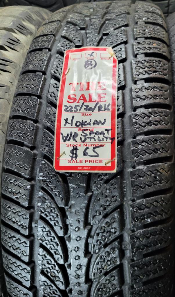 P 225/70/ R16 Nokian WR SUV Winter M/S*  Used WINTER Tires 60% TREAD LEFT  $65 for THE TIRE / 1 TIRE ONLY !! in Tires & Rims in Edmonton Area - Image 3