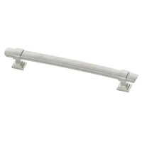 D. Lawless Hardware 6-5/16" Wrapped Square Pull Satin Nickel