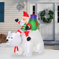 Christmas Inflatable 70.9" x 31.5" x 70.9" White