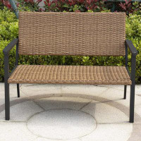 AKLOV Outdoor Loveseat Bench Chair for Outside Patio Porch