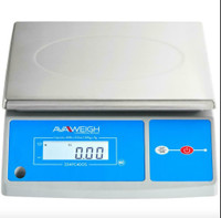 AvaWeigh PC40OS 40 lb. Digital Portion Control Scale with an Oversized Platform