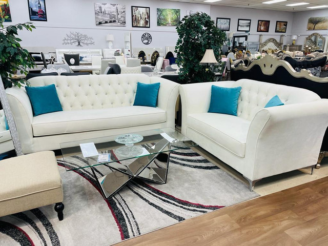 Blue Modern Sofa Set Sale !!! in Couches & Futons in Ontario - Image 2