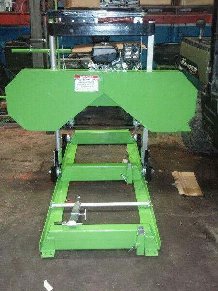 Portable sawmill bandsaw complete with 25 FOOT   track 14 hp Kohler electric start 21 throat IN STOCK CAN SHIP in Other in Prince George