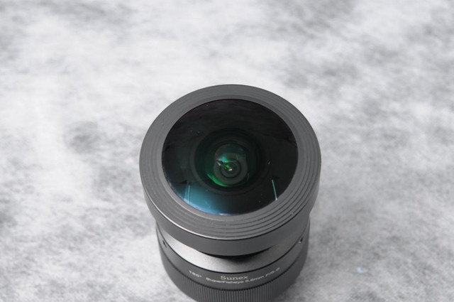 Sunex Super FishEye 5.6mm F/5.6 185 degree For Nikon &amp; Panoramic Rotator (ID: 1641) in Cameras & Camcorders - Image 3