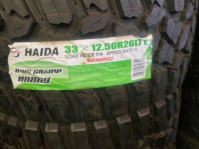 FOUR NEW 33X12.50R26 HAIDA RT in Tires & Rims in Toronto (GTA) - Image 3