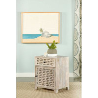 Red Barrel Studio Ennia 1-door Accent Cabinet White Washed