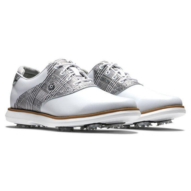 FootJoy Traditions Womens Golf Shoes White/Multi 97904 in Golf - Image 3