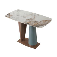 Everly Quinn Stone Dining Table