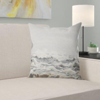 Made in Canada - East Urban Home Seascape Sea Waves Pillow