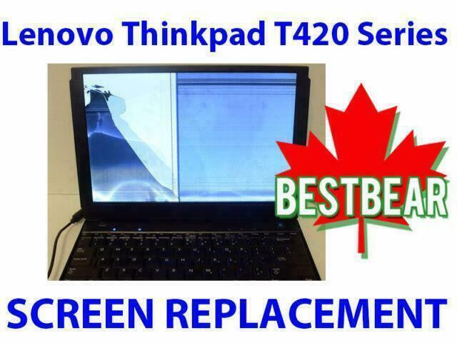 Screen Replacment for Lenovo Thinkpad T420 Series Laptop in System Components in Markham / York Region
