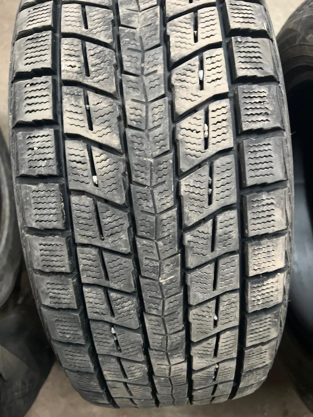 4 pneus dhiver P235/55R17 99R Dunlop Winter Maxx SJ8 25.5% dusure, mesure 10-9-11-11/32 in Tires & Rims in Québec City - Image 4