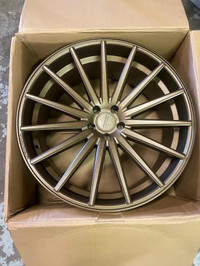 FOUR NEW 22 INCH VOSSEN VSF2 FLOW FORGED WHEELS -- 22X10.5 !!
