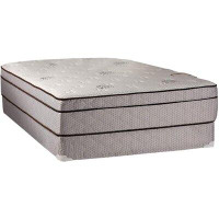 Alwyn Home Fifth Ave Plush Foam Encased Eurotop (pillow Top) Mattress And Box Spring Set (king Size-76"x80"x13") Sleep S