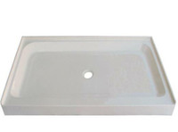 Single Threshold Acrylic Shower Base - 30 sizes Available (White) (Prices are in the ad)