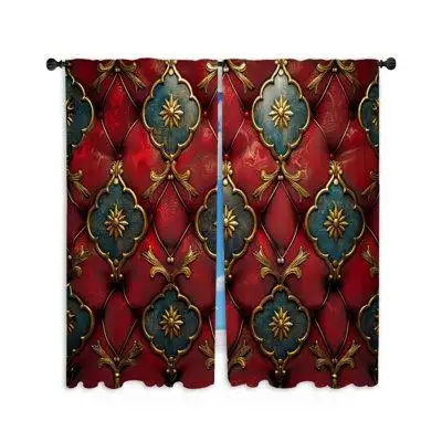 Upgrade your home decor with these Victorian sheer window curtains printed in the USA! Great for you...