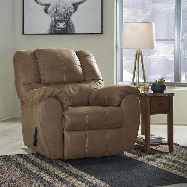 McGann Rocker Leather Look Recliner (1030225) in Chairs & Recliners - Image 4
