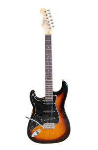 Left handed Electric Guitar Standard size for beginners, Students Sunburst SPS519LF