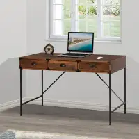 GUADALUPE Greber 47.3'' W Height Adjustable Rectangle Writing Desk