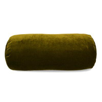 Jiti Jiti Indoor Premium Classic Olive Velvet Decorative Accent Bolster Pillows Cushion For Sofa Chair 8 X 20