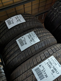 P205/50R17  205/70/17  BRIDGESTONE POTENZA RE980  RUN FLAT  ( all season summer tires ) TAG # 17736