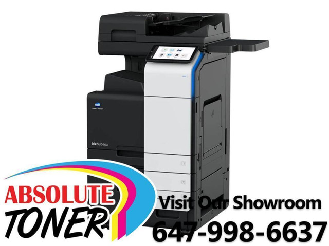 $49/Month Only Repossessed Like new Konica Minolta BizHub C554e Color Multifunction Copier - 55ppm. in Printers, Scanners & Fax - Image 3