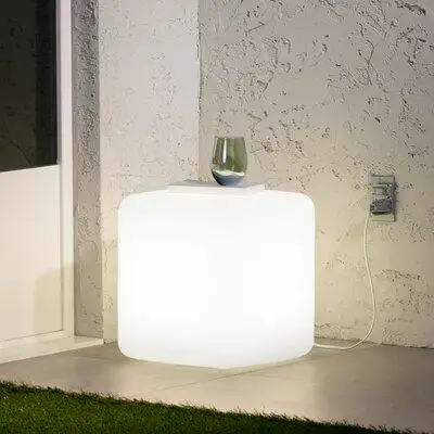 South Shore Dalya Glowing Plastic Side Table