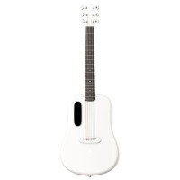 Lava ME 3 36" Acoustic Electric Hybrid Guitar with Case (L9120002-2B) - White