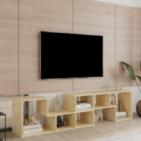 Millwood Pines Double L-Shaped Tv Stand